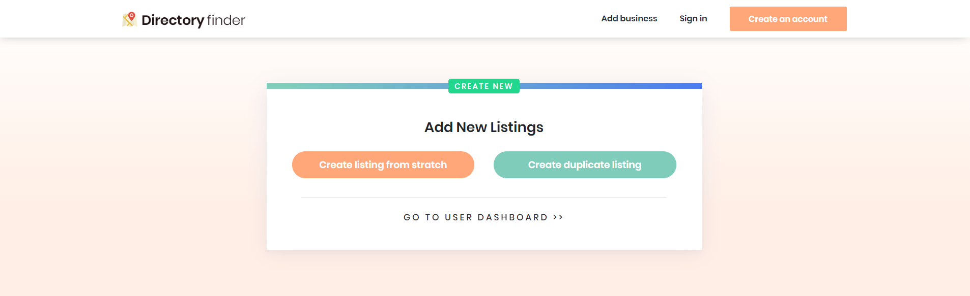 Create duplicate listing